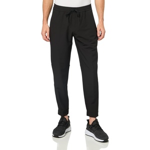 BOSS Men’s Technical Tapered Fit Cuffed Trousers(Pitch Black)