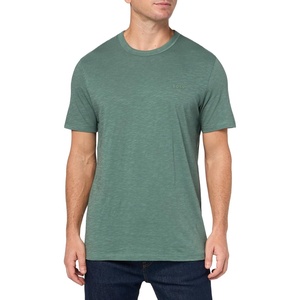 BOSS Men’s Tonal Square Patch Logo Jersey T-Shirt(Cucumber Green)