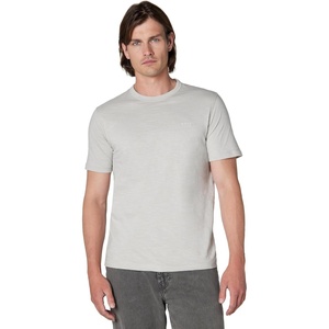 BOSS Men’s Tonal Square Patch Logo Jersey T-Shirt(Light Dove Grey)