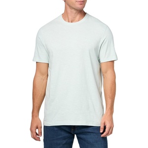 BOSS Men’s Tonal Square Patch Logo Jersey T-Shirt(Open Air Blue)