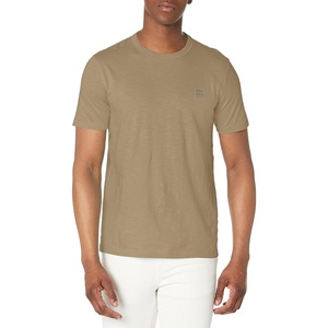 BOSS Men’s Tonal Square Patch Logo Jersey T-Shirt(Trout Green)
