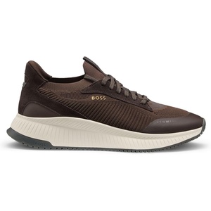 BOSS Mens Ttnm Evo_slon_knsdRunning(Dark Brown)