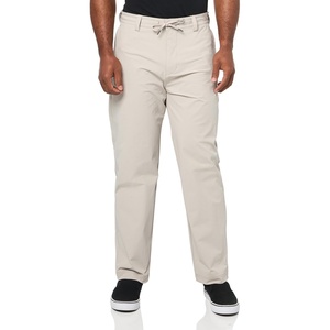 BOSS Men’s Twill Straight Leg Chino Drawstring Pants(Light Dove Grey)