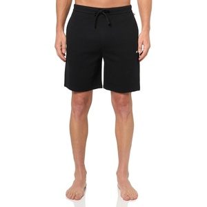 BOSS Men’s Waffle Contrast Logo Lounge Shorts(Black Currant)