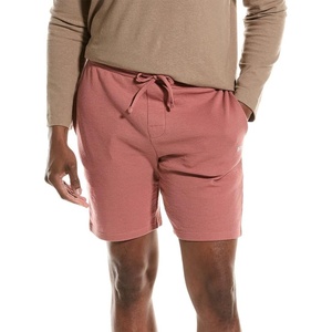 BOSS Men’s Waffle Contrast Logo Lounge Shorts(Misty Rose)