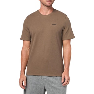 BOSS Men’s Waffle Contrast Logo Short-Sleeve T-Shirt(Joshua Tree)