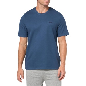BOSS Men’s Waffle Contrast Logo Short-Sleeve T-Shirt(Northern Blue)