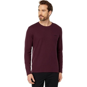 BOSS Men’s Waffle Long Sleeve Shirt(Eggplant)