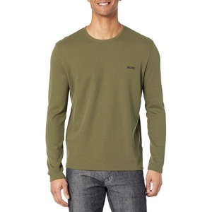 BOSS Men’s Waffle Long Sleeve Shirt(Ivy Green)