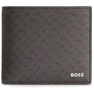 BOSS Men’s Zair_mn_4cc Coin Wallet 4 Card Slots, dunkelbraun, One Size