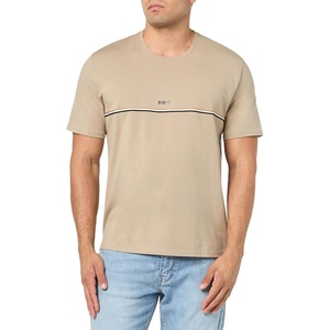 BOSS Soft Cotton Short Sleeve T-Shirt(Aluminum Taupe)