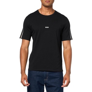 BOSS Soft Cotton Short Sleeve T-Shirt(Black Gloss)