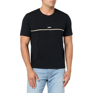 BOSS Soft Cotton Short Sleeve T-Shirt(Pepper Black)