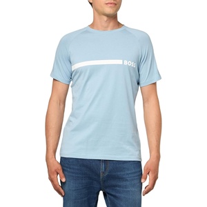 BOSS T-Shirt RN Slim Fit with Sun Protection(Ballad Blue)