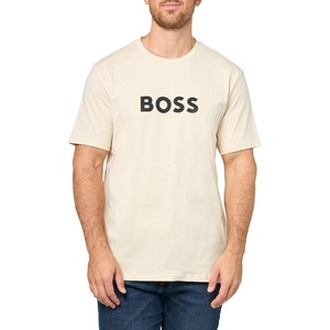 BOSS T-Shirt RN Slim Fit with Sun Protection(Cashew)