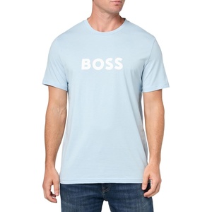 BOSS T-Shirt RN Slim Fit with Sun Protection(Niagara Mist)
