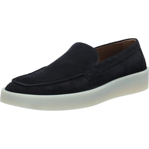 BOSS Women’s Suede Rubber Sole Loafers(Deep Navy)