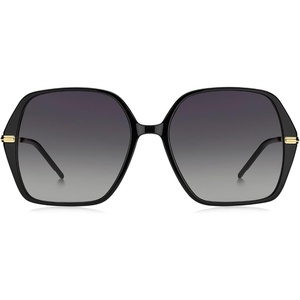 BOSS Women’s Sunglasses Light Acetate Square(Black Gold)