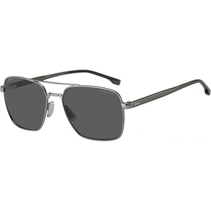 Hugo Boss BOSS 1045/S/IT Matte Ruthenium/Grey 58/17/145 men Sunglasses