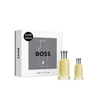 Hugo Boss Bottled Eau de Toilette – Woody Men’s Cologne – With Notes of Apple, Cinnamon & Wood – Long Lasting Fragrance(2.15 Fl Oz (Pack of 2))