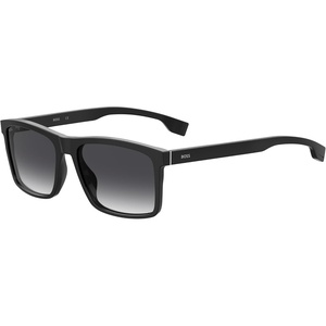 Hugo Boss Men’s 1036/S Rectangular Sunglasses(Black)