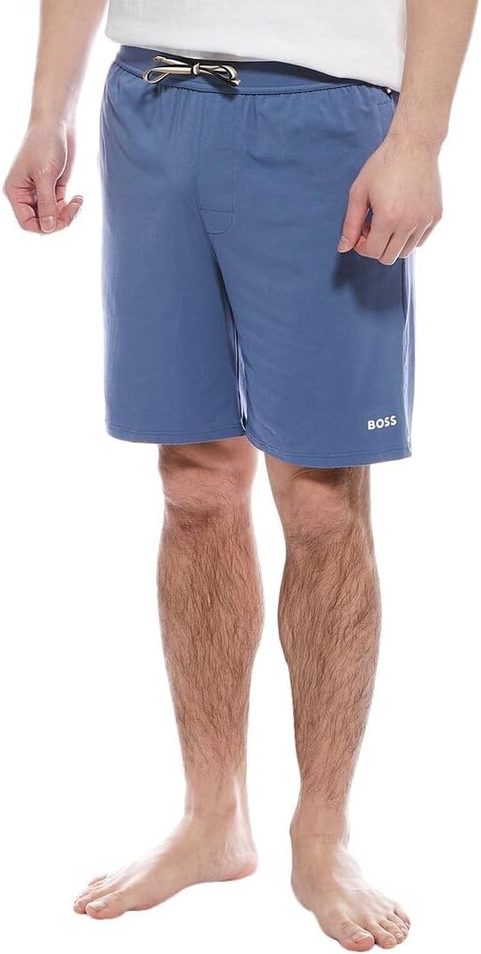 image:imageBOSS Mens Soft Cotton Lounge ShortsBijou Blue