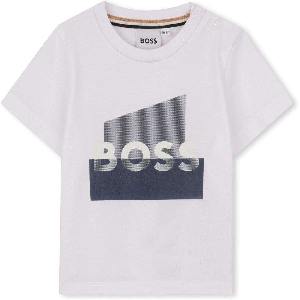 image:imageBOSS Boys Boss Boys Short Sleeves TeeShirtWhite