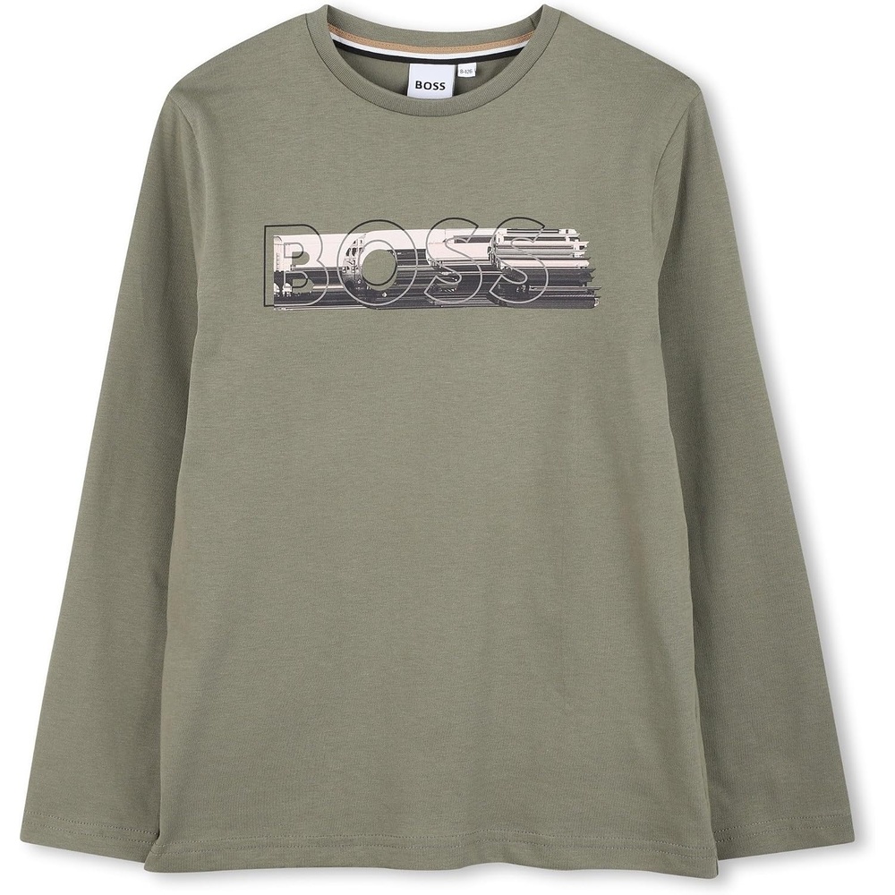 image:imageBOSS Boys Long Sleeve TShirtGreen