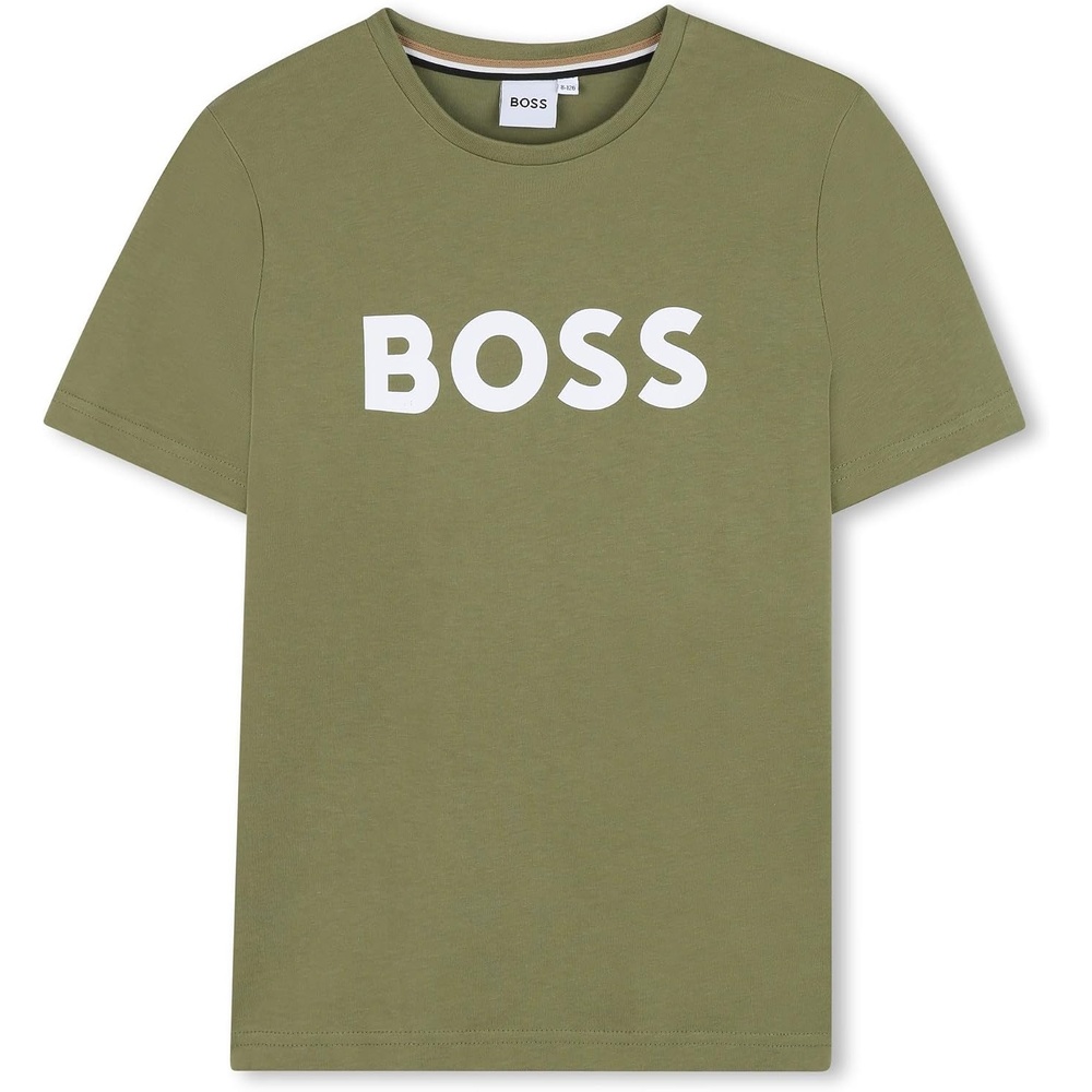 image:imageBOSS Boys Short Sleeve T Shirt with Big Contrasted Logo ShirtLaurier 673