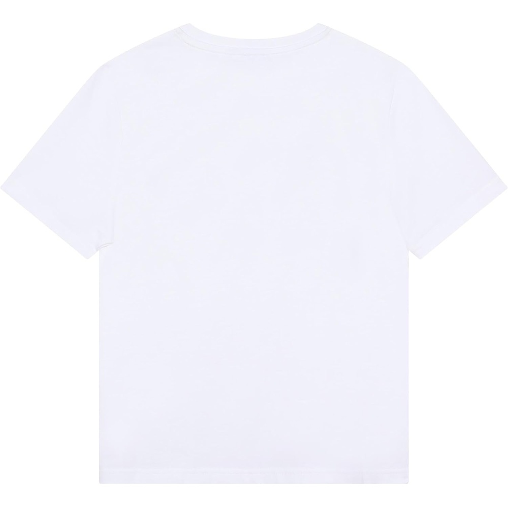 image:imageBOSS Boys Short Sleeve T Shirt with Big Contrasted Logo ShirtWhite