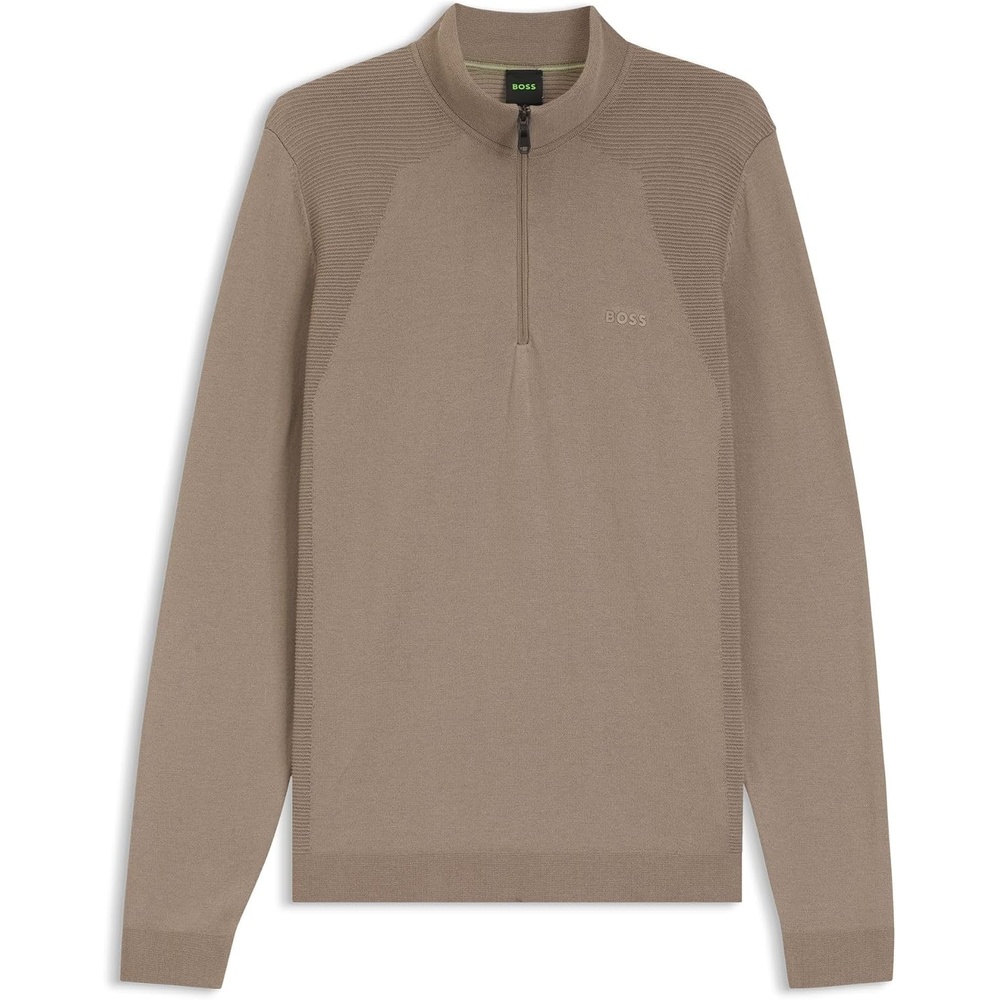 image:imageBOSS KnMomentumlite Mz 10278030 0 Mens Knitted SweaterLightPastel Green 334