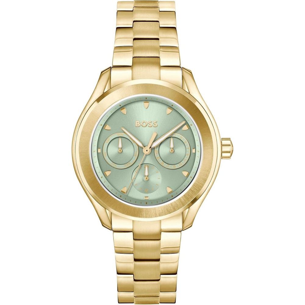 image:imageBOSS LIDA Womens 38mm Stainless Steel Multifunction Wristwatch  Water Resistant up to 3ATM30 Meters Sporty and Feminine