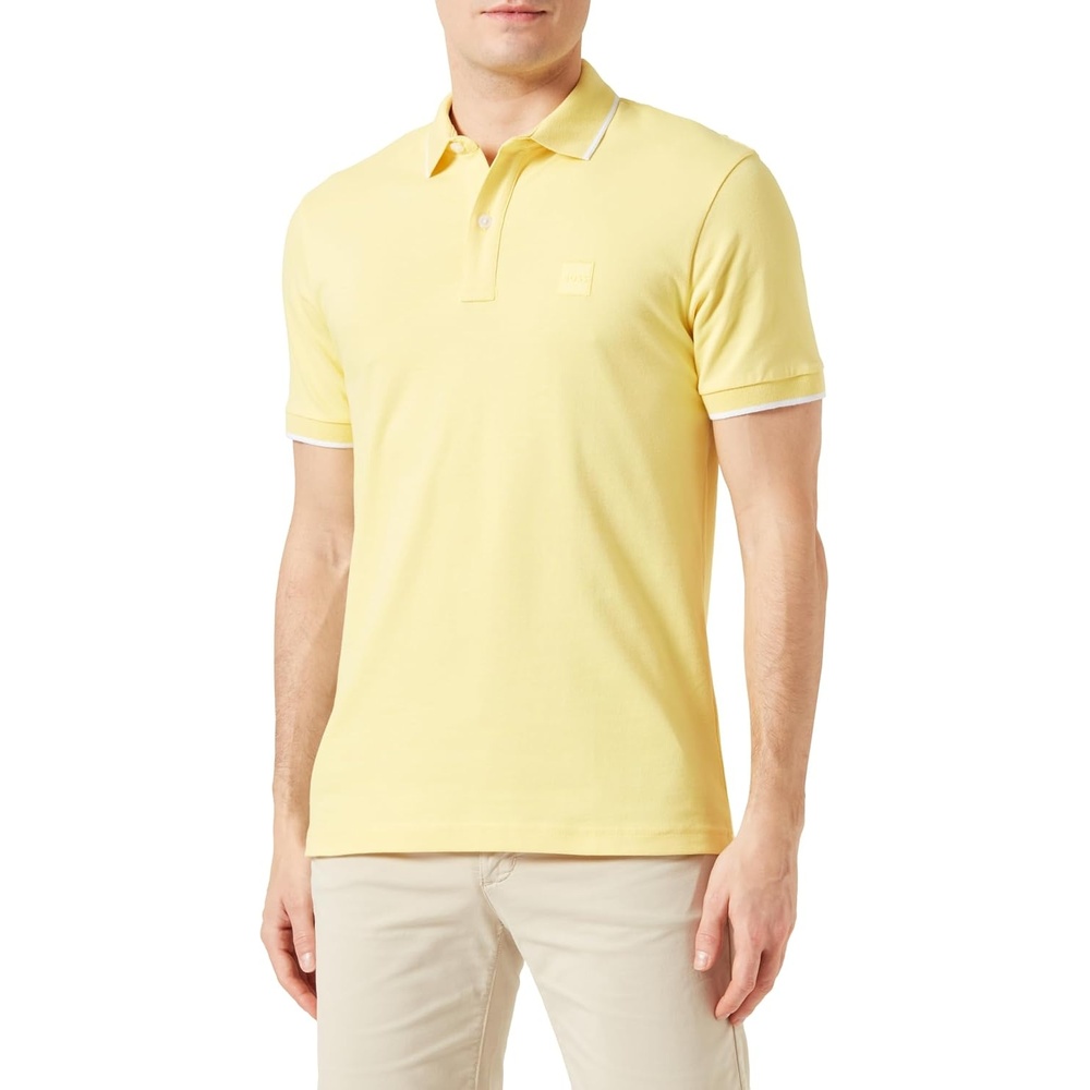 image:imageBOSS Men Orange  HePolo  Passertip 10256683 01Bright Yellow737