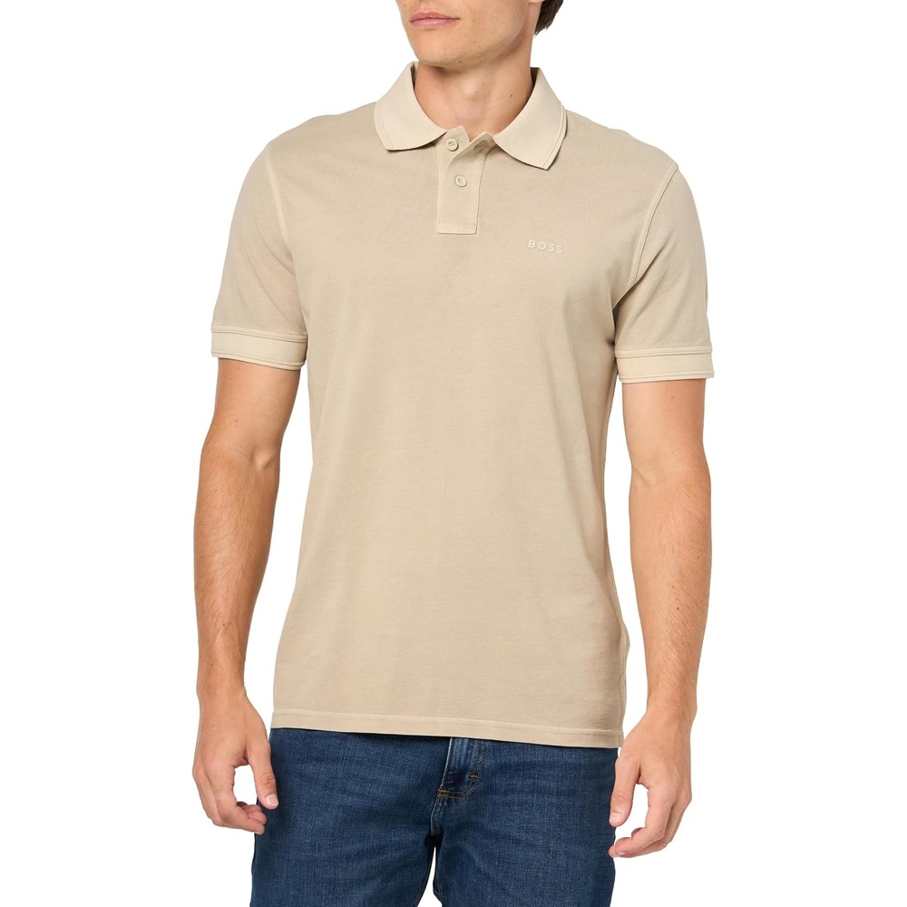 image:imageBOSS Mens Basic Short Sleeve Pique Polo ShirtCrme De La Crme