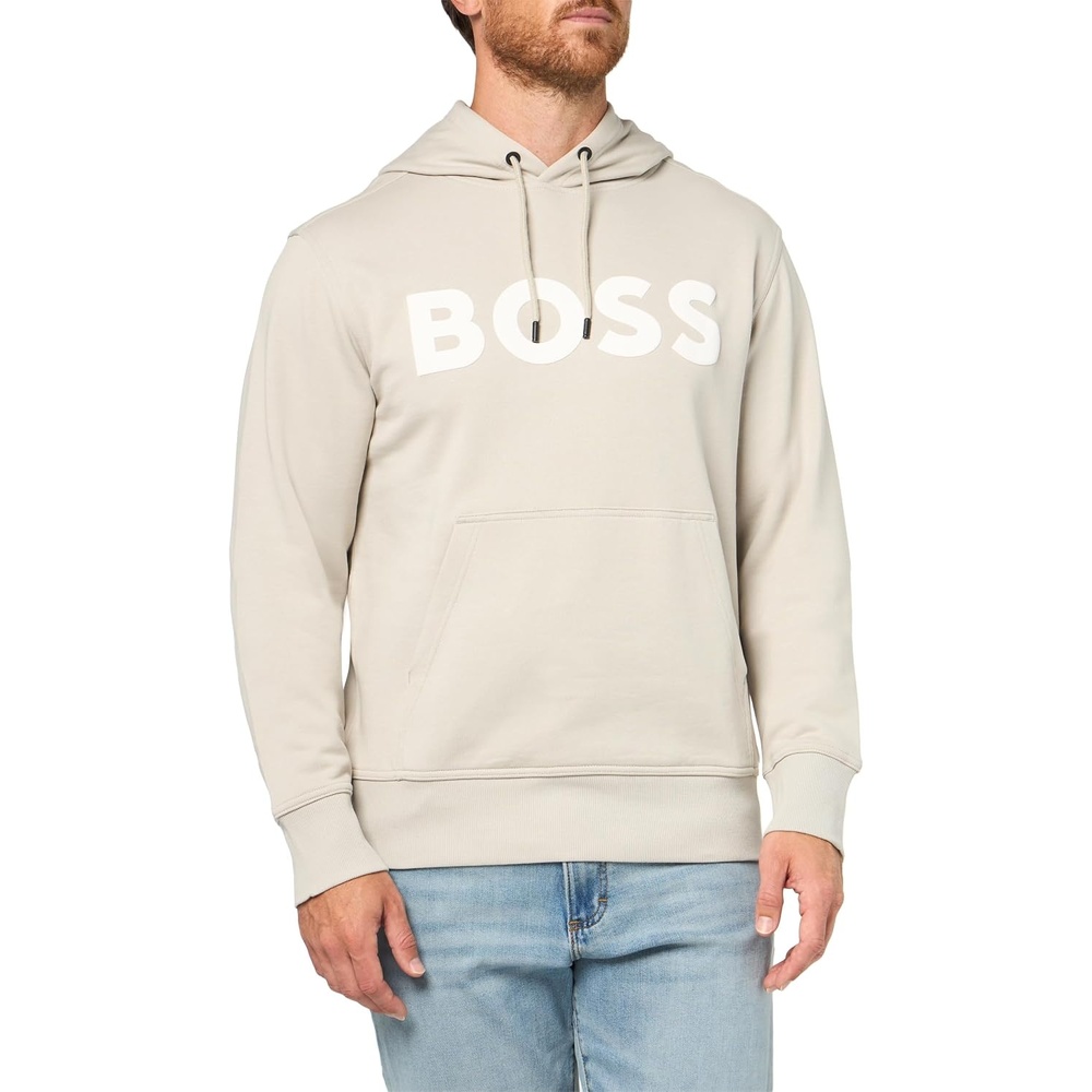 image:imageBOSS Mens Big Logo Cotton Hooded SweatshirtMagnet