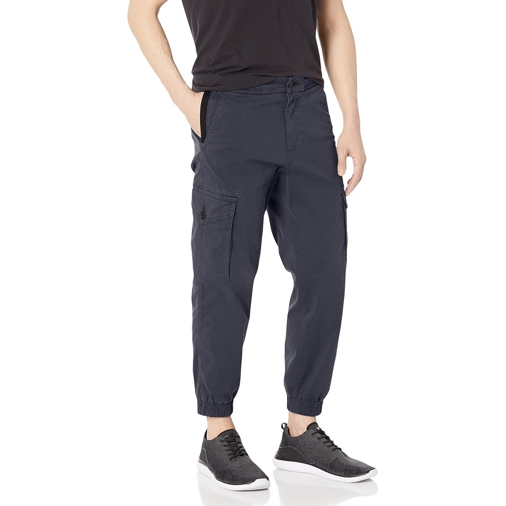 image:imageBOSS Mens Cargo Twill Cotton Mix PantsSky Captain Navy