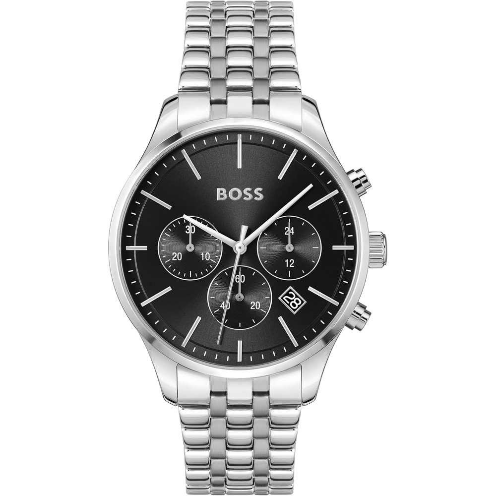 image:imageBOSS Mens Chronograph Quartz Watch with 9 OClock SubDialAvery Black