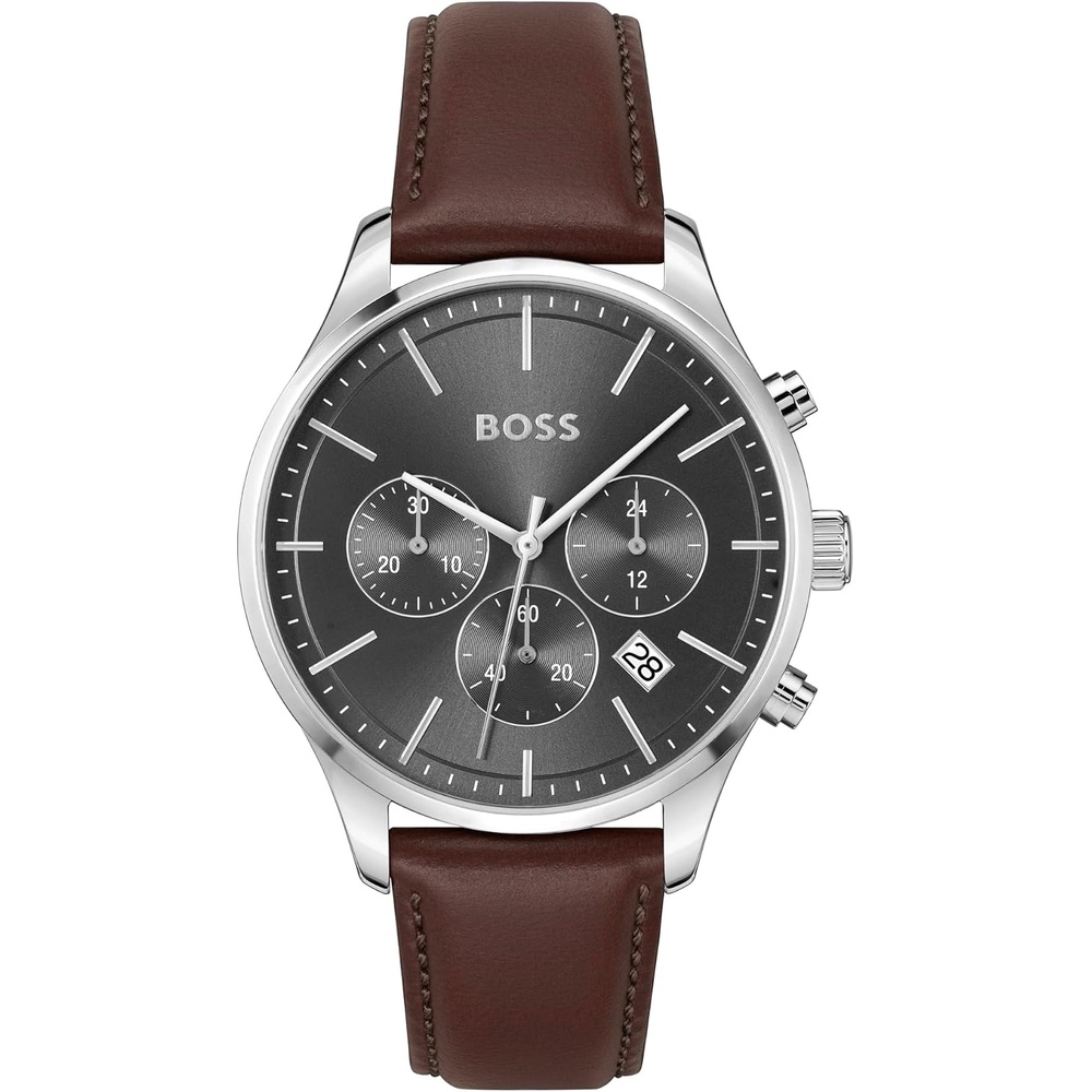 image:imageBOSS Mens Chronograph Quartz Watch with 9 OClock SubDialAvery Grey