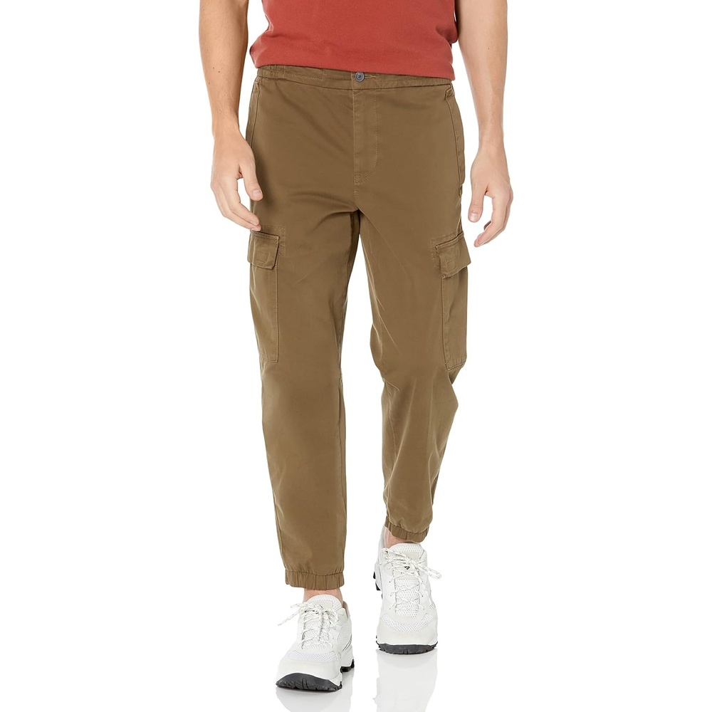 image:imageBOSS Mens Cotton Stretch Cargo PantsChestnut Brown