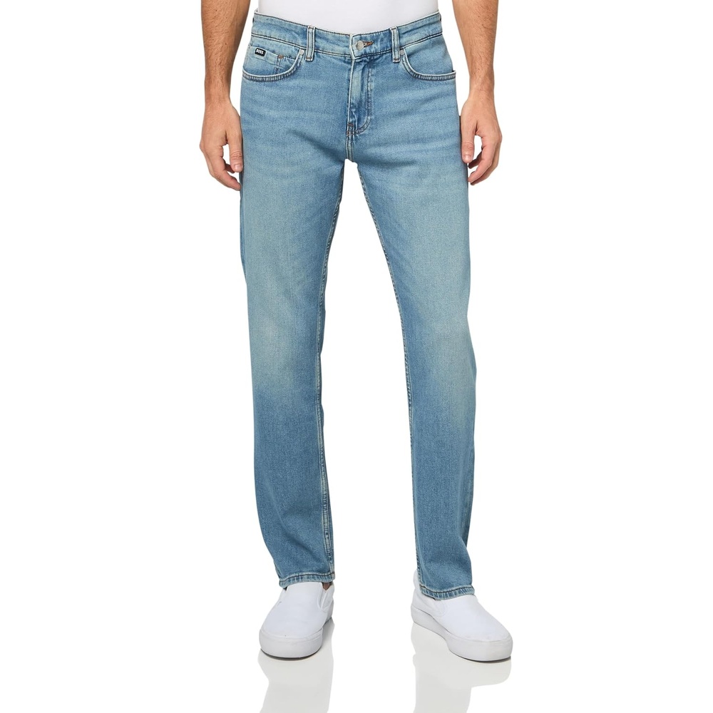 image:imageBOSS Mens HDelaware Slim Fit Denim JeansBright Blue