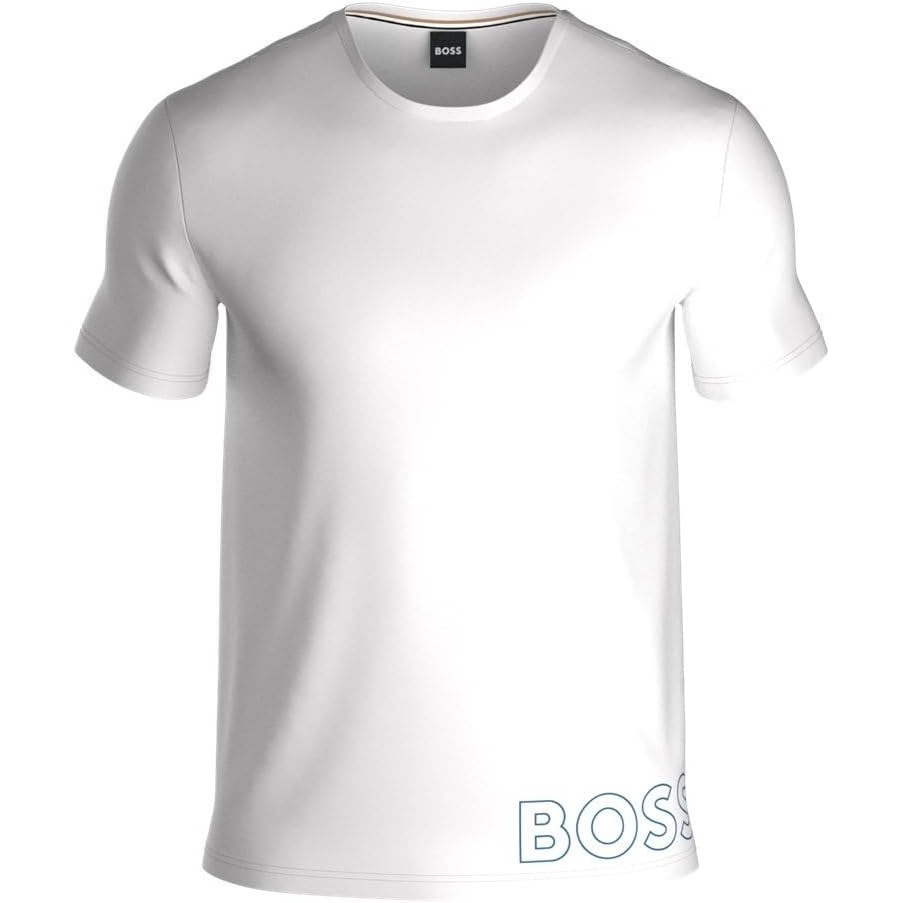 image:imageBOSS Mens Identity Crewneck Lounge TShirtBright Alabaster