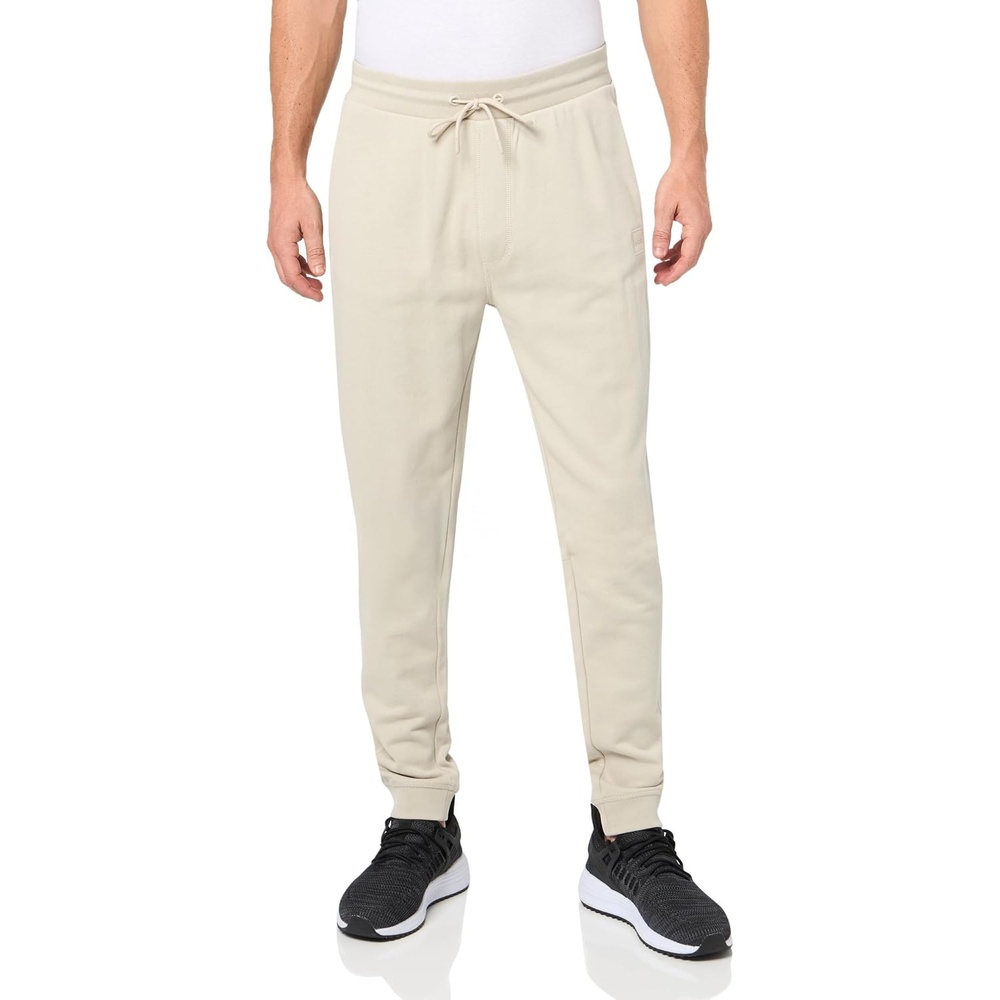 image:imageBOSS Mens Jersey Drawstring Sweat JoggersStone Beige