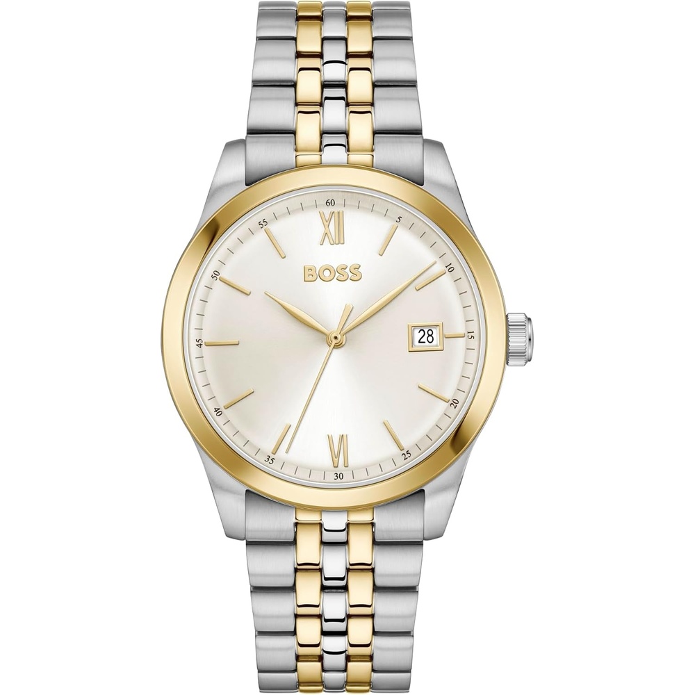 image:imageBOSS Mens Langford Leather or Link Bracelet Dress Watch 39mmTwo Tone