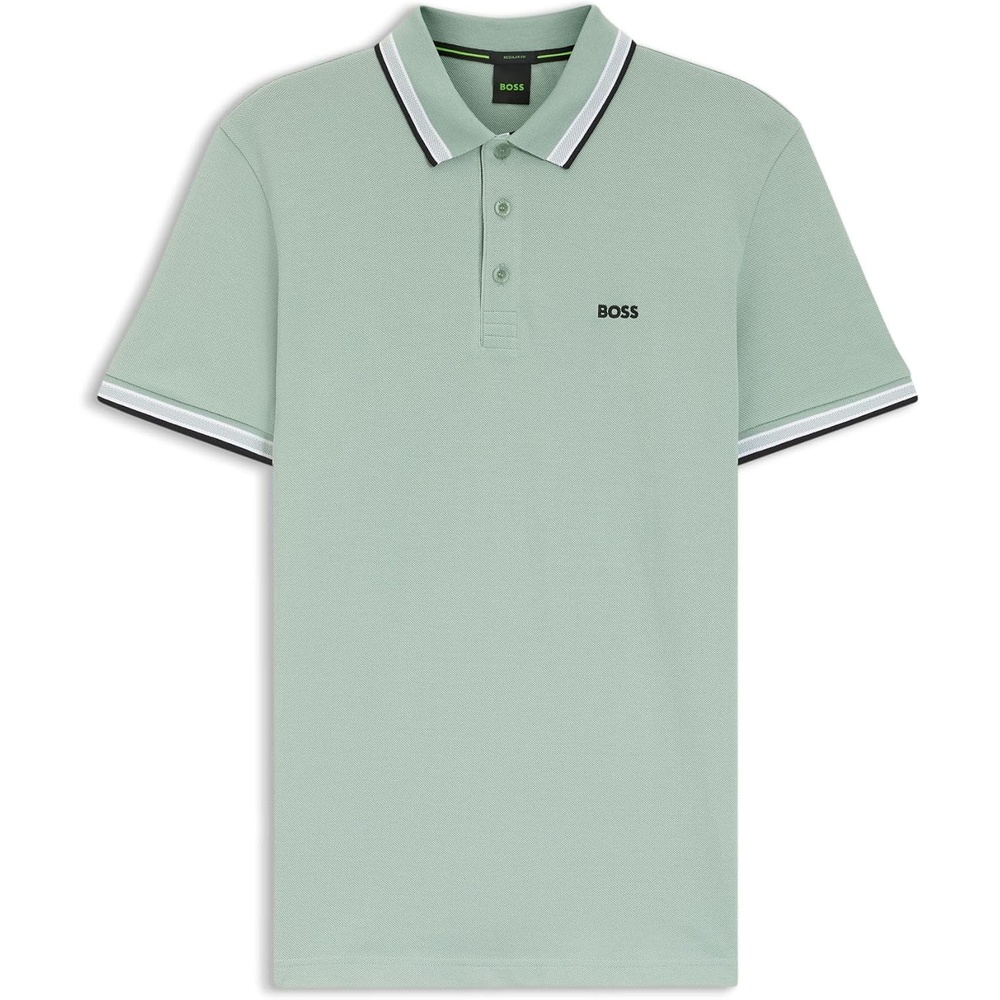 image:imageBOSS Mens Passenger Polo ShirtOpen Green 360