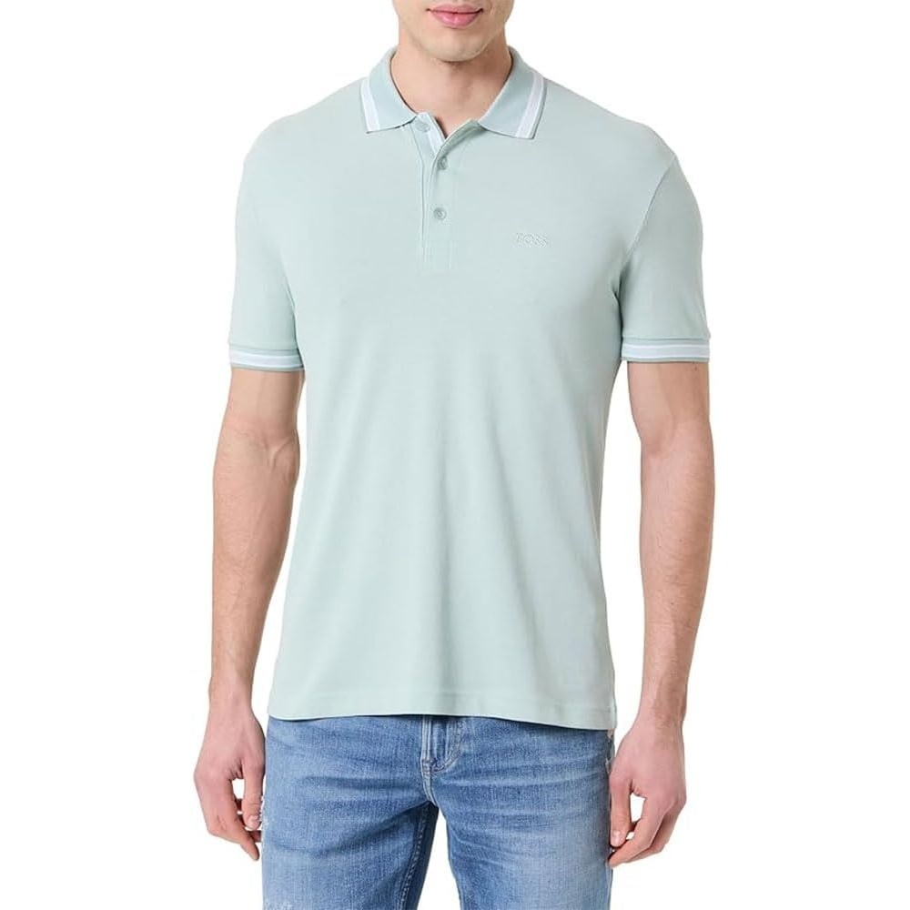 image:imageBOSS Mens Passenger Polo ShirtTurquoiseAqua 448