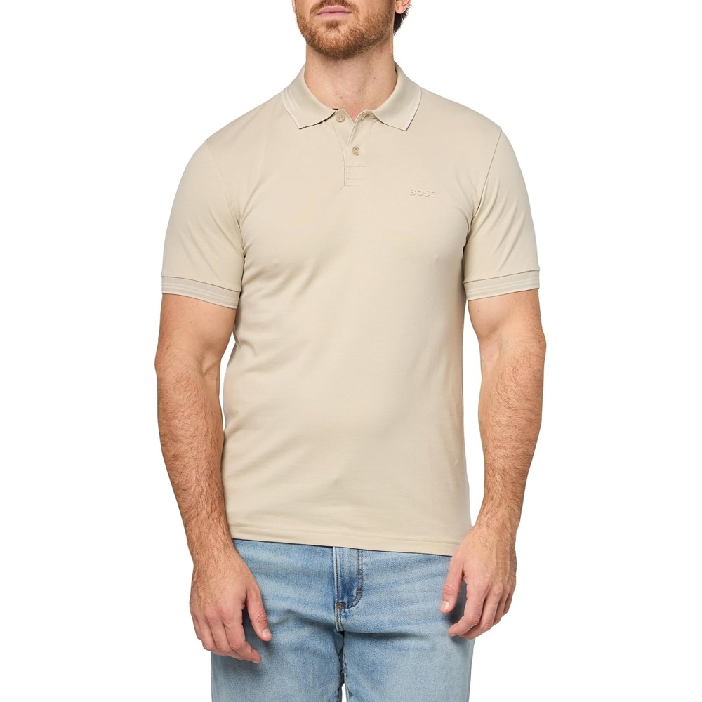 image:imageBOSS Mens Paul Modern Essential PoloCoffee Creamer