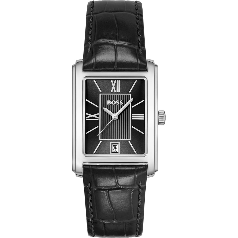 image:imageBOSS Mens Principle Dress Watch Stainless Steel Bracelet 3B Modern Stylish Timepiece  Gift for Him 28mmBlack