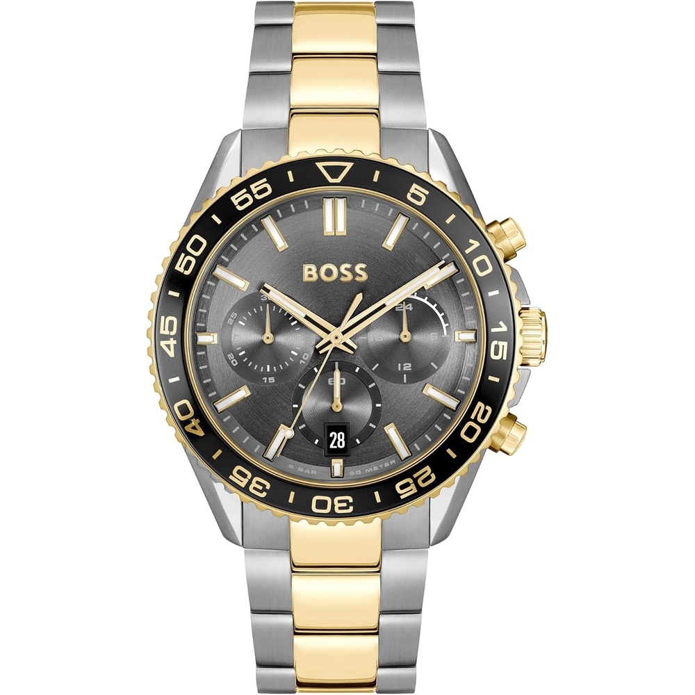 image:imageBOSS Mens Quartz Chronograph Watch Multi Dial Innovative and Water Resistant up to 50 Meters 5ATM Gift for HimRunner Grey