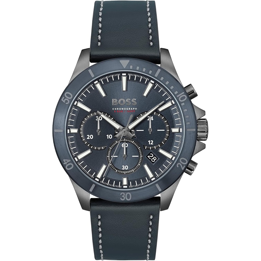 image:imageBOSS Mens Quartz Chronograph Watch Multi Dial Innovative and Water Resistant up to 50 Meters 5ATM Gift for HimTroper Blue