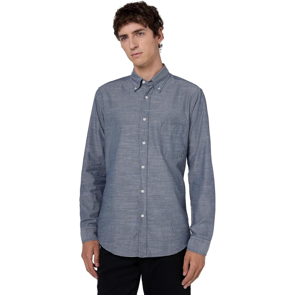 image:imageBOSS Mens Rickert Long Sleeve Oxford ShirtBlueberry Blue